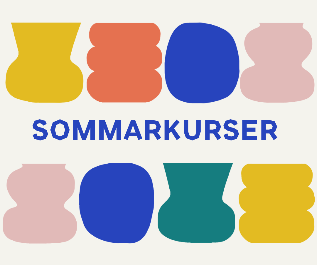 Sommarkurser i drejning och handbygge 2025