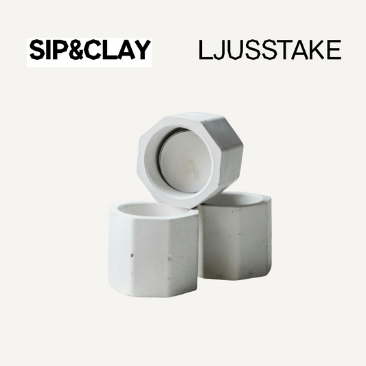 Sip & Clay – Ljusstake 13 nov